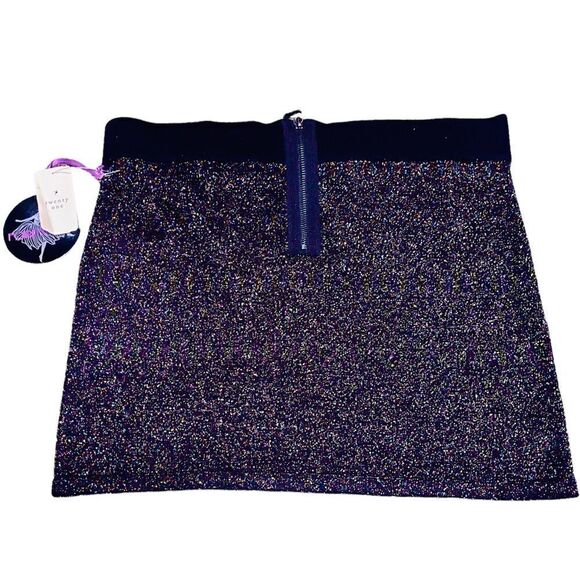 FOREVER 21 KNIT SPARKLY BODYCON MICRO MINI SKIRT M - Picture 6 of 8
